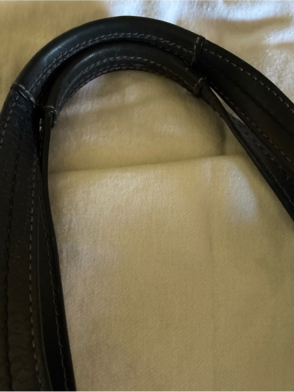 COACH Soho North South Soft Black Leather Tote Shoulder Bag-F17216 Great Quality - Picture 9 of 11